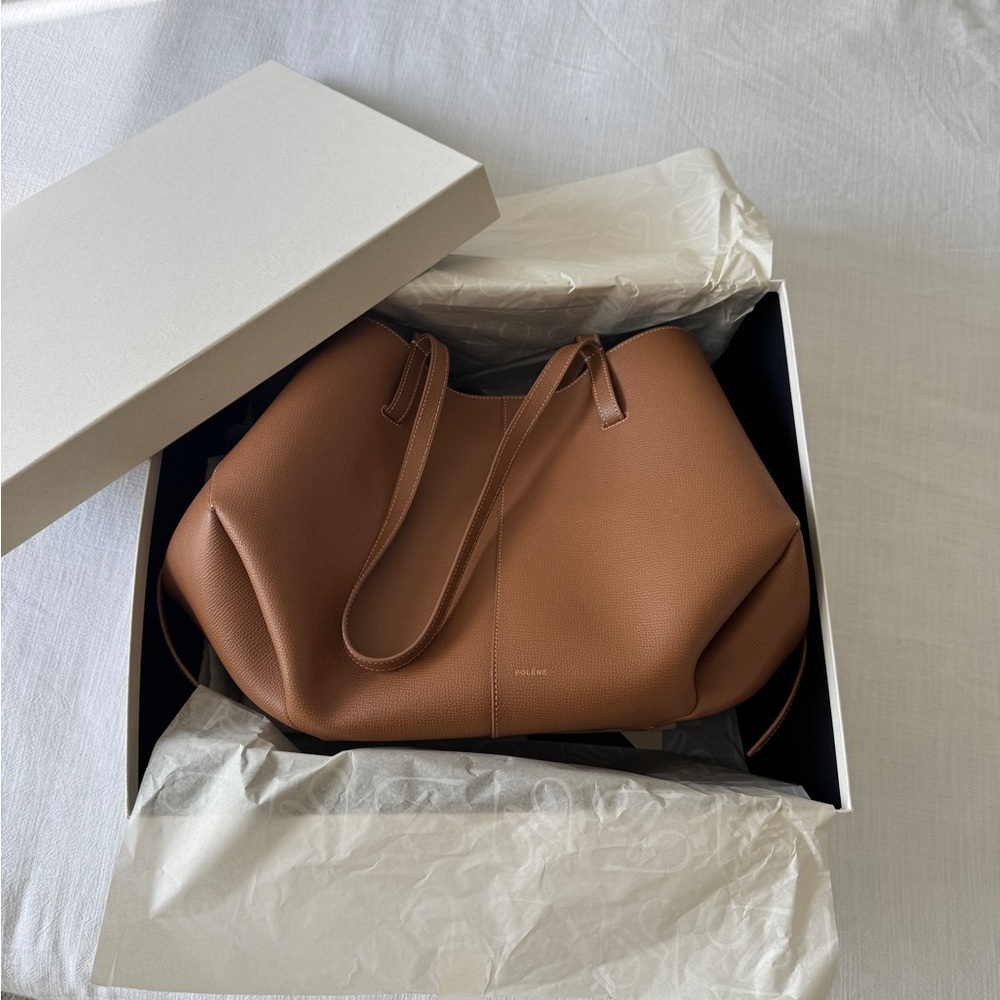 Polene Cyme in Textured Camel